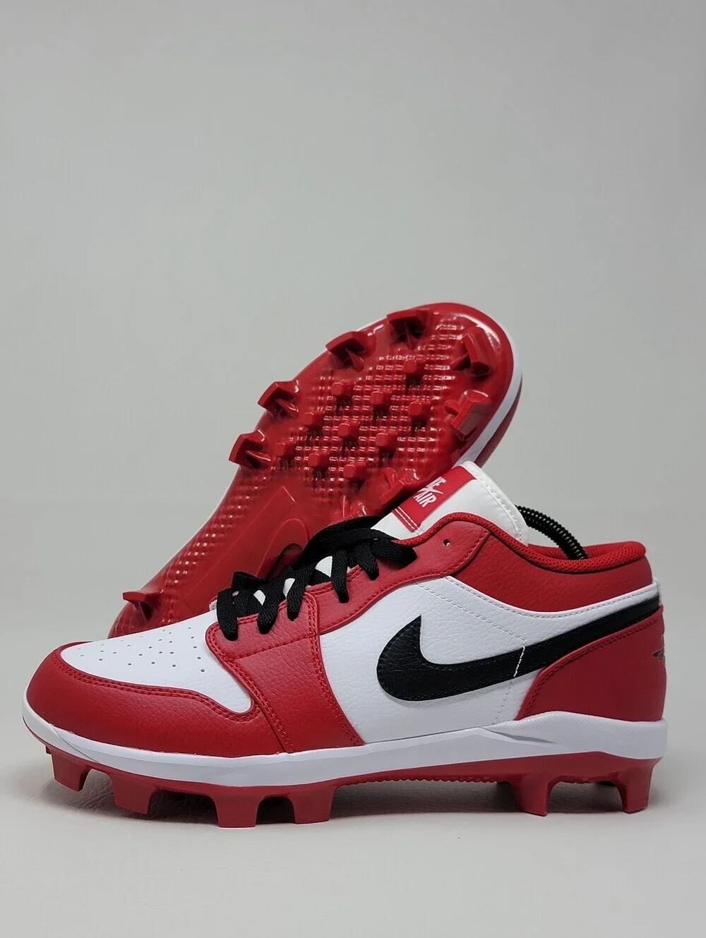 Nike Air Jordan 1 Retro MCS Low Chicago Baseball Cleats Men's Size 11 CJ8524-611